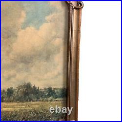 Atsonea Frame The Haywain Print After John Constable Wooden Vintage Antique