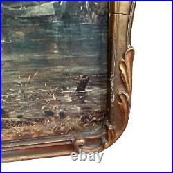 Atsonea Frame The Haywain Print After John Constable Wooden Vintage Antique