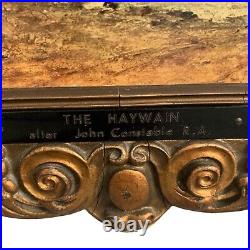 Atsonea Frame The Haywain Print After John Constable Wooden Vintage Antique