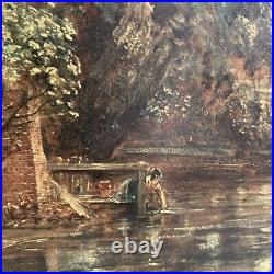 Atsonea Frame The Haywain Print After John Constable Wooden Vintage Antique