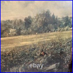 Atsonea Frame The Haywain Print After John Constable Wooden Vintage Antique