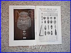 Beaded Bags made of Martha Washington Silk Threads vintage antiques 1923 illustr