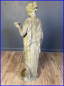 Beautiful Vintage Garden Statue Figure Loverly Weathered Colour