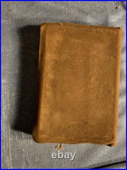 Benjamin Franklin POOR RICHARD'S ALMANACK Leather Edition Antique Vintage