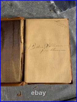 Benjamin Franklin POOR RICHARD'S ALMANACK Leather Edition Antique Vintage