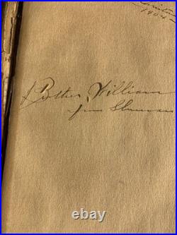 Benjamin Franklin POOR RICHARD'S ALMANACK Leather Edition Antique Vintage