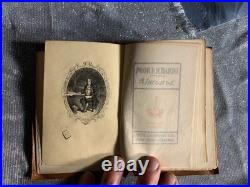 Benjamin Franklin POOR RICHARD'S ALMANACK Leather Edition Antique Vintage