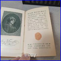 Benjamin Franklin Poor Richard's Almanack Leather 1898 Edition Antique Vintage