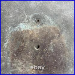 Brass Antique Vintage Sundial Bird Grow Old Along With Me The Best Is Yet To Be