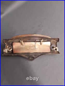 Brass / Copper Letterbox, Art Deco, Dark Patina Knocker