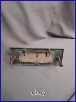 Brass Letterbox, Original Patina Knocker