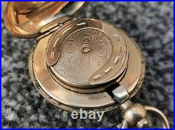 C1900's Dennison 9ct Gold Sovereign Coin Case Holder Antique Edwardian Vintage