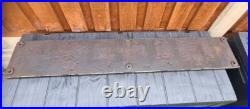 COLWYN PLACE LEEDS Heavy Street sign Original Cast Iron Antique Vintage Sign