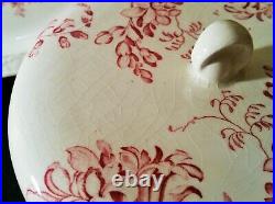 CROWN DEVON antique cake dessert ice cream cheese dome plate vtg english tea art