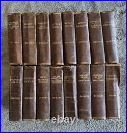 Charles Dickens Book Odhams leather effect Collection Antique Vintage