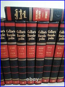Collier's Encyclopedia Complete Set 20 Volumes 1956 Vintage Antique Rare