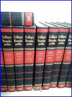 Collier's Encyclopedia Complete Set 20 Volumes 1956 Vintage Antique Rare