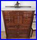 Dentist Collector Cabinet Vintage English Marble 17 Drawers Delivery Available