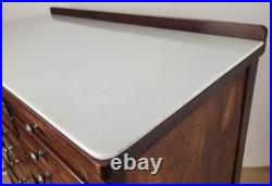 Dentist Collector Cabinet Vintage English Marble 17 Drawers Delivery Available