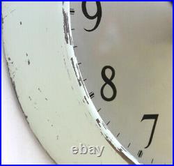 ENGLISH 1950s Gents' Midcentury Vintage Industrial Factory Bakelite Wall Clock