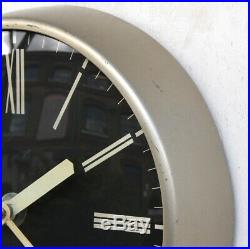 ENGLISH 1960s GENTS' Midcentury Vintage Industrial Factory Wall Clock