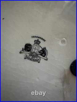 Early 20th Century English Painted Porcelain Foot Bath Bowl