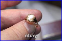 English Antique Cameo Ring 9ct Gold Lovely Vintage Piece