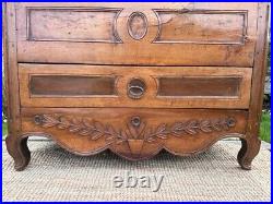 English Antique Carved Oak Coffer, Vintage Wooden Blanket Chest, Trunk