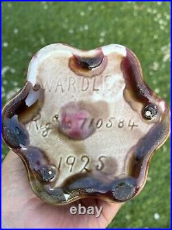 English Antique Vintage WARDLE Glaze Pottery Vase 1925