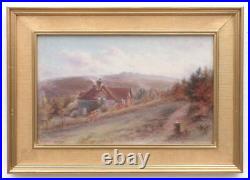 English Landscape Oil Painting Devon Landscape Signed Framed Victorian Original English Landscape Oil Painting Devon Landscape Signed Framed Victorian Original
