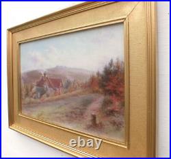 English Landscape Oil Painting Devon Landscape Signed Framed Victorian Original English Landscape Oil Painting Devon Landscape Signed Framed Victorian Original
