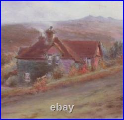 English Landscape Oil Painting Devon Landscape Signed Framed Victorian Original English Landscape Oil Painting Devon Landscape Signed Framed Victorian Original