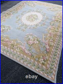English Vintage Country House Wool Rug