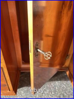 English Yew Veneer Furniture Suite Attributed Bradley Quality Vintage Set