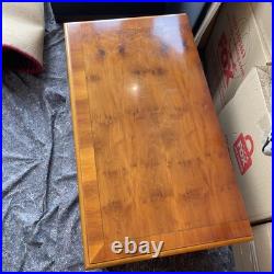 English Yew Veneer Furniture Suite Attributed Bradley Quality Vintage Set