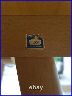 Ercol Windsor 382 Plank Dining Table Blue Label 1954-76 Vintage Antique