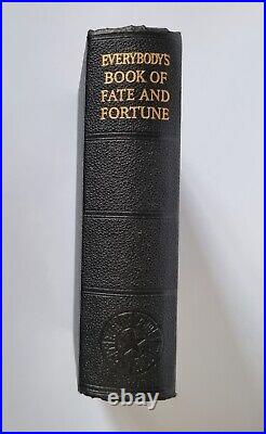 Everybody's Book of Fate and Fortune 1st Edition 1935 RARE Vintage Antique Book