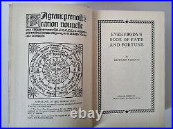 Everybody's Book of Fate and Fortune 1st Edition 1935 RARE Vintage Antique Book
