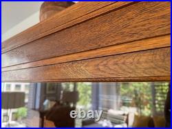 Exceptional 1930s English Oak Vintage Haberdashery Cabinets by Dudley & Co