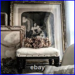 Extremely Large Antique English White Ironstone Banded Kitchen Dairy Jug c. 1900