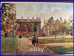 Fifty Postcard Water Colour Drawings Of Oxford 1912 Antique Vintage England