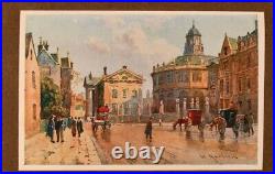 Fifty Postcard Water Colour Drawings Of Oxford 1912 Antique Vintage England