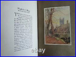 Fifty Postcard Water Colour Drawings Of Oxford 1912 Antique Vintage England