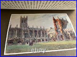 Fifty Postcard Water Colour Drawings Of Oxford 1912 Antique Vintage England