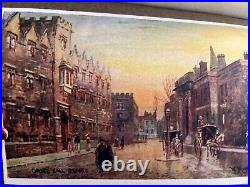 Fifty Postcard Water Colour Drawings Of Oxford 1912 Antique Vintage England