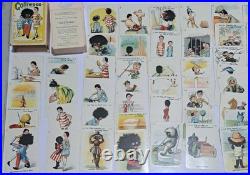 Florence K Upton Antique Vintage rare complete Pepys boxed Card set Dutch dolls