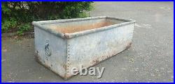 Galvanised Cattle Water Trough -Nicely weathed Planter, Vintage, 4ft