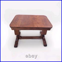 Gordon Russell Vintage English 18th Century Style Oak Rectangular Coffee Table