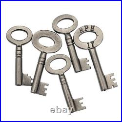 HOBBS & Co. SMALL Keys x 15 Job Lot COLLECTION Antique Keys Lot ref. K611