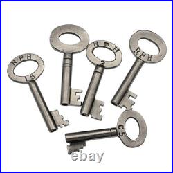 HOBBS & Co. SMALL Keys x 15 Job Lot COLLECTION Antique Keys Lot ref. K611